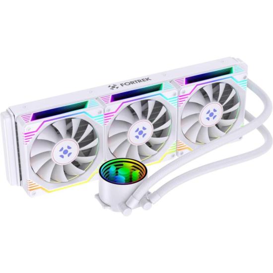 Water Cooler Fortrek Breezy 360 mm Fan Triplo Branco por 570,00 à vista no boleto/pix ou parcele em até 10x sem juros. Compre na loja Mundomax!