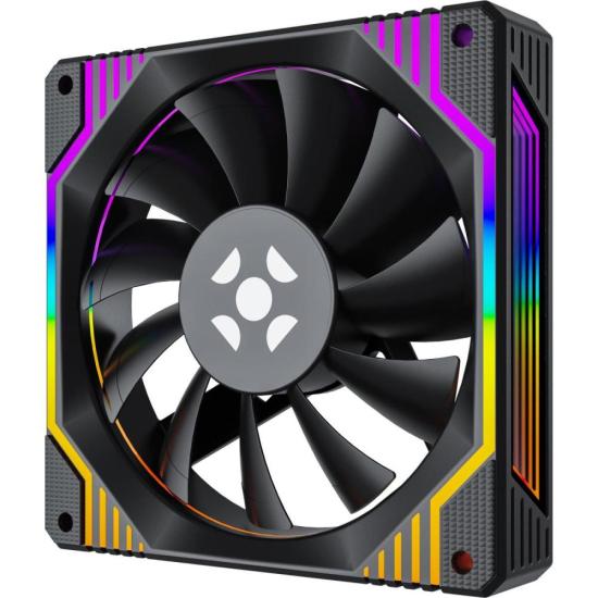 Kit Cooler Fan ARGB Fortrek Frosty Preto Com Controladora/Controle por 204,19 à vista no boleto/pix ou parcele em até 8x sem juros. Compre na loja Fortrek!