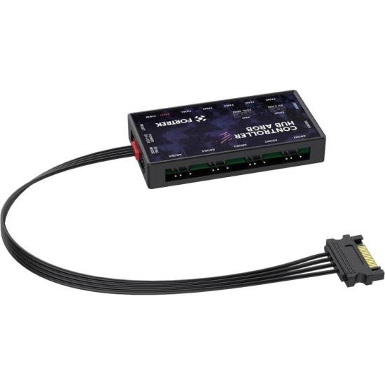 Controladora Fan Fortrek Controller Hub com Controle Remoto 7 Portas por 85,91 à vista no boleto/pix ou parcele em até 3x sem juros. Compre na loja Fortrek!