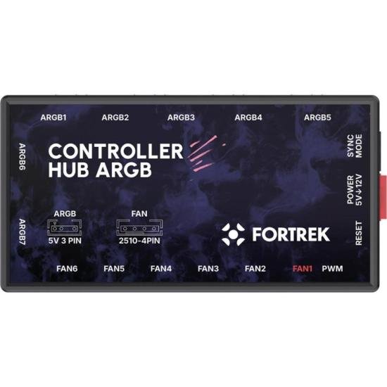 Controladora Fan Fortrek Controller Hub com Controle Remoto 7 Portas por 85,91 à vista no boleto/pix ou parcele em até 3x sem juros. Compre na loja Fortrek!