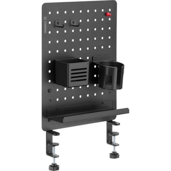Pegboard Office Painel Organizador Fortrek Grid Space 42x48 Preto por 205,00 à vista no boleto/pix ou parcele em até 8x sem juros. Compre na loja Mundomax!