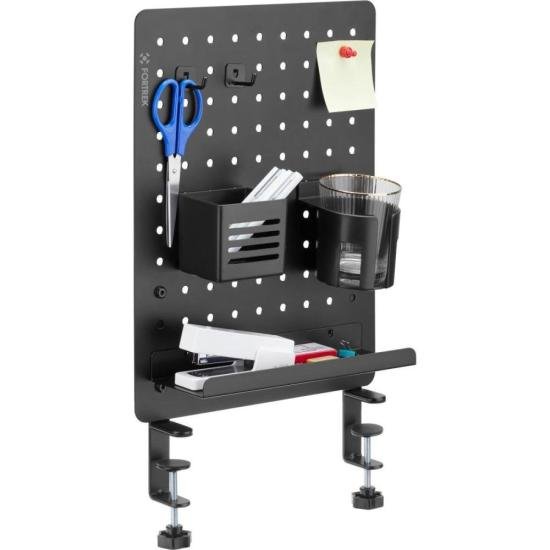 Pegboard Office Painel Organizador Fortrek Grid Space 42x48 Preto por 205,00 à vista no boleto/pix ou parcele em até 8x sem juros. Compre na loja Mundomax!