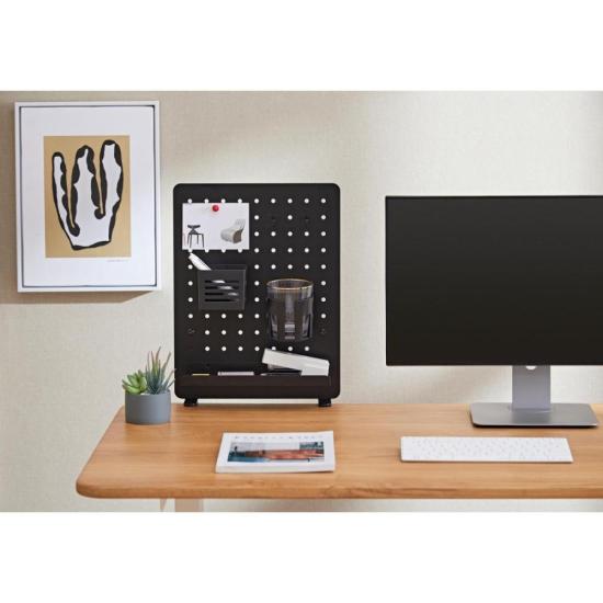 Pegboard Office Painel Organizador Fortrek Grid Space 42x48 Preto por 205,00 à vista no boleto/pix ou parcele em até 8x sem juros. Compre na loja Mundomax!