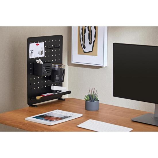 Pegboard Office Painel Organizador Fortrek Grid Space 42x48 Preto por 205,00 à vista no boleto/pix ou parcele em até 8x sem juros. Compre na loja Mundomax!