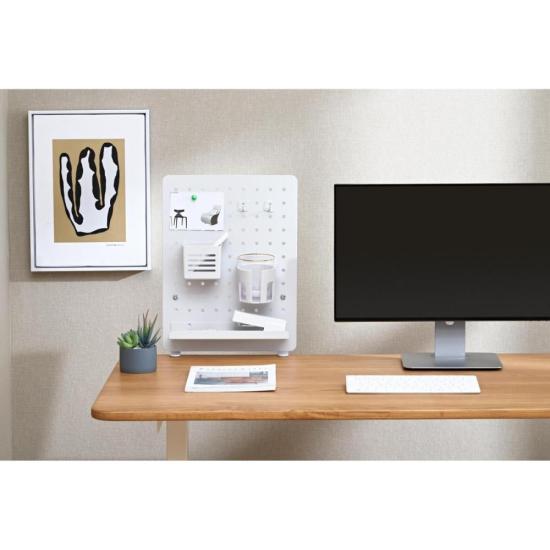 Pegboard Office Painel Organizador Fortrek Grid Space 42x48 Branco por 205,00 à vista no boleto/pix ou parcele em até 8x sem juros. Compre na loja Mundomax!