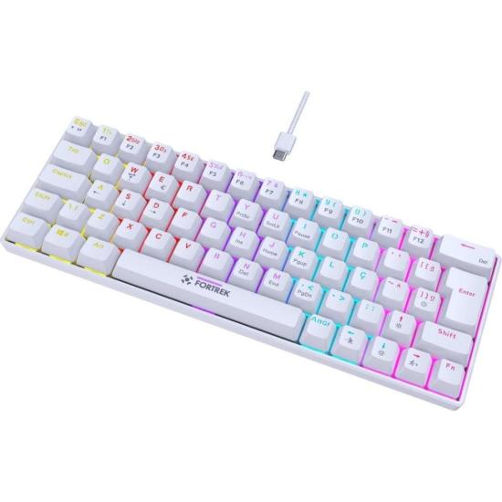 Teclado Gamer Mecânico Fortrek Gravity 65 Compact Switch Outemu Red W por 223,00 à vista no boleto/pix ou parcele em até 8x sem juros. Compre na loja Mundomax!