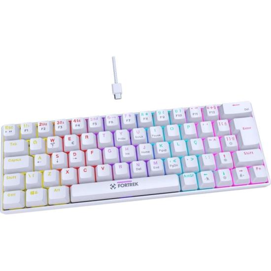 Teclado Gamer Mecânico Fortrek Gravity 65 Compact Switch Outemu Red W por 223,00 à vista no boleto/pix ou parcele em até 8x sem juros. Compre na loja Mundomax!