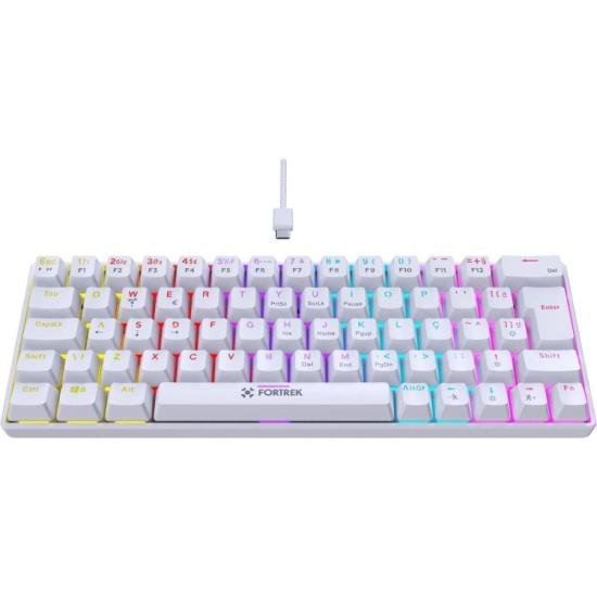 Teclado Gamer Mecânico Fortrek Gravity 65 Compact Switch Outemu Red W por 223,00 à vista no boleto/pix ou parcele em até 8x sem juros. Compre na loja Mundomax!