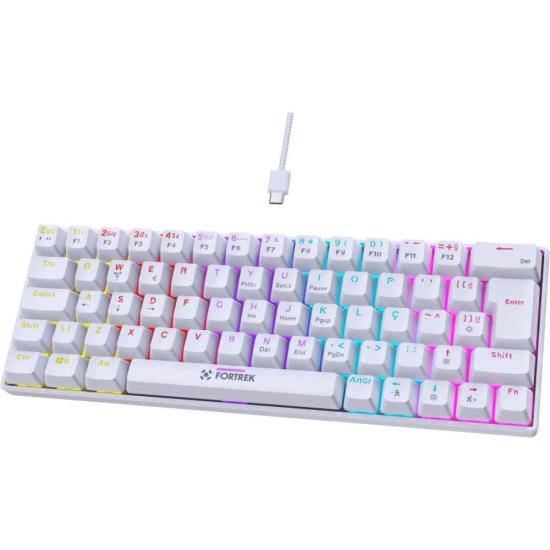 Teclado Gamer Mecânico Fortrek Gravity 65 Compact Switch Outemu Red W por 223,00 à vista no boleto/pix ou parcele em até 8x sem juros. Compre na loja Mundomax!