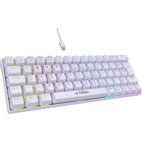 Teclado Gamer Mecânico Fortrek Gravity 65 Compact Switch Outemu Red W por 223,00 à vista no boleto/pix ou parcele em até 8x sem juros. Compre na loja Mundomax!