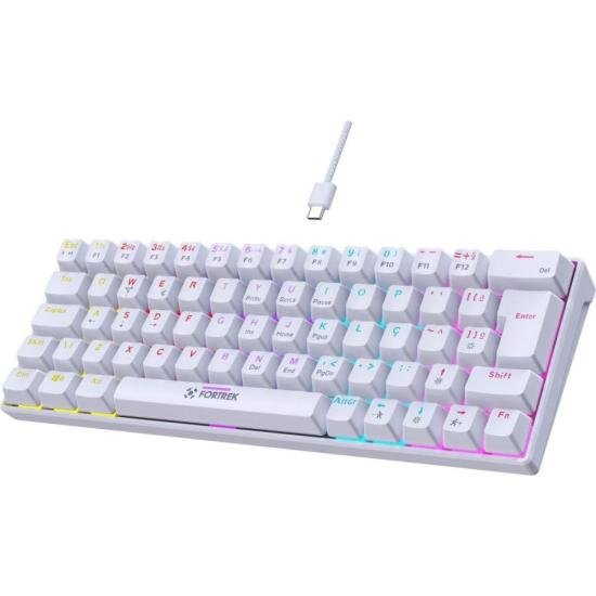 Teclado Gamer Mecânico Fortrek Gravity 65 Compact Switch Outemu Red W por 223,00 à vista no boleto/pix ou parcele em até 8x sem juros. Compre na loja Mundomax!