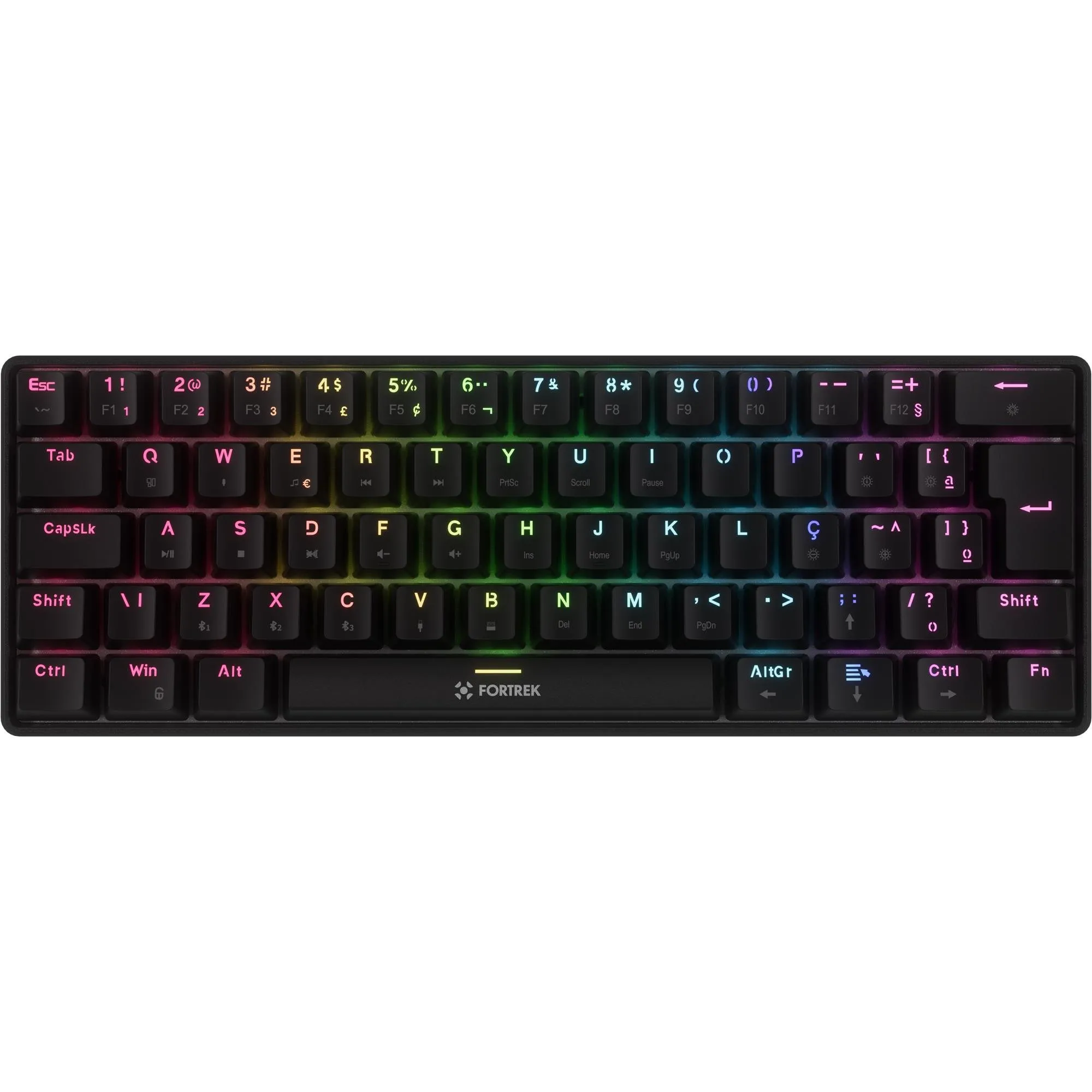 TECLADO MEC 65 WIRELESS FORTREK AIR PT (84977)