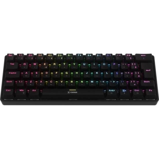 Teclado Mecânico Fortrek Gravity Air Compact Wireless Preto por 245,00 à vista no boleto/pix ou parcele em até 9x sem juros. Compre na loja Mundomax!