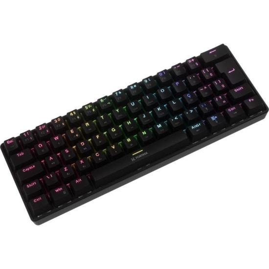 Teclado Mecânico Fortrek Gravity Air Compact Wireless Preto por 245,00 à vista no boleto/pix ou parcele em até 9x sem juros. Compre na loja Mundomax!