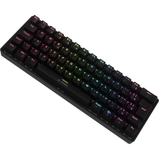 Teclado Mecânico Fortrek Gravity Air Compact Wireless Preto por 245,00 à vista no boleto/pix ou parcele em até 9x sem juros. Compre na loja Mundomax!