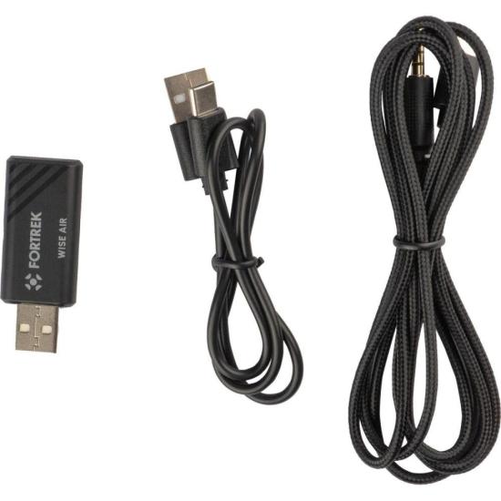 Headset Fortrek Wise Air Wireless Preto por 232,15 à vista no boleto/pix ou parcele em até 9x sem juros. Compre na loja Fortrek!