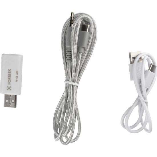 Headset Fortrek Wise Air Wireless Branco por 257,00 à vista no boleto/pix ou parcele em até 10x sem juros. Compre na loja Mundomax!