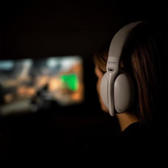 Headset Fortrek Wise Air Wireless Branco por 257,00 à vista no boleto/pix ou parcele em até 10x sem juros. Compre na loja Mundomax!