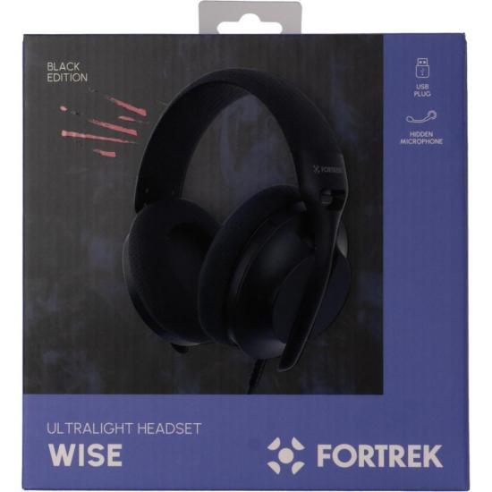 Headset Gamer Fortrek Wise Surround 7.1 Driver 40mm USB Preto por 181,61 à vista no boleto/pix ou parcele em até 7x sem juros. Compre na loja Fortrek!