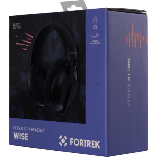 Headset Gamer Fortrek Wise Surround 7.1 Driver 40mm USB Preto por 181,61 à vista no boleto/pix ou parcele em até 7x sem juros. Compre na loja Fortrek!
