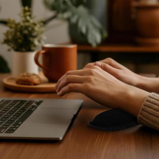 Apoio de Pulso Ergonômico Fortrek Ergow por 32,00 à vista no boleto/pix ou parcele em até 1x sem juros. Compre na loja Mundomax!