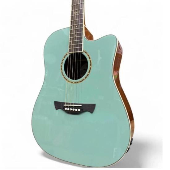 Violão Tagima Swell Deluxe Aço Turquoise Green Com Bag por 1.885,00 à vista no boleto/pix ou parcele em até 12x sem juros. Compre na loja Mundomax!