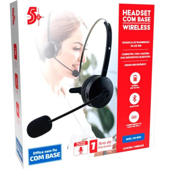 Headset Sem Fio Bluetooth HS-200 5+ por 210,00 à vista no boleto/pix ou parcele em até 8x sem juros. Compre na loja Mundomax!