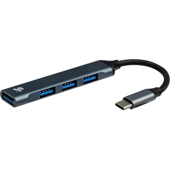 Hub USB-C 4 Portas USB-A DTC-03 5+ por 40,00 à vista no boleto/pix ou parcele em até 1x sem juros. Compre na loja Mundomax!