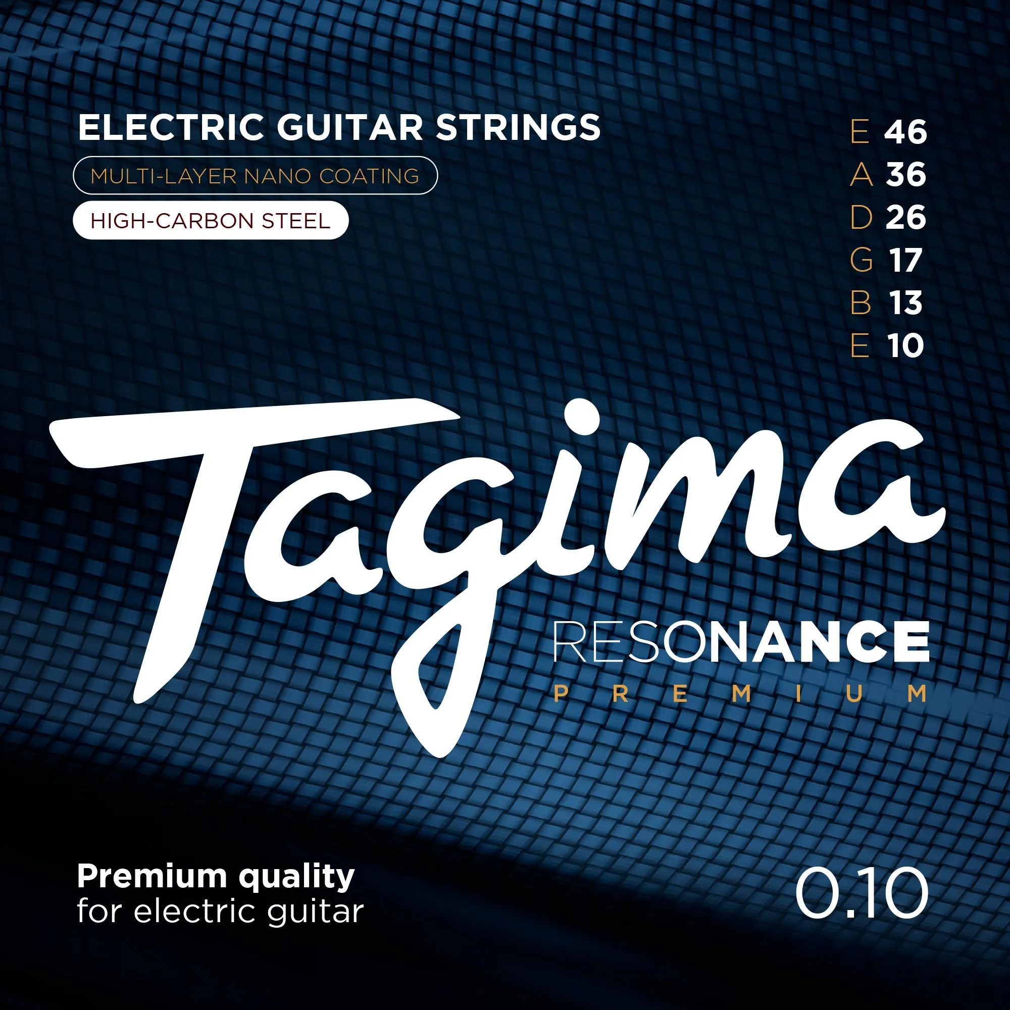 Encordoamento Para Guitarra .010-.046 Resonance Premium Tagima (85029)