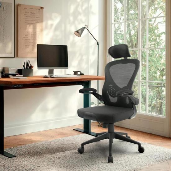 Cadeira de Escritório Ergonômica Fortrek Ergo Base Ajustável Preta por 849,90 à vista no boleto/pix ou parcele em até 10x sem juros. Compre na loja Fortrek!