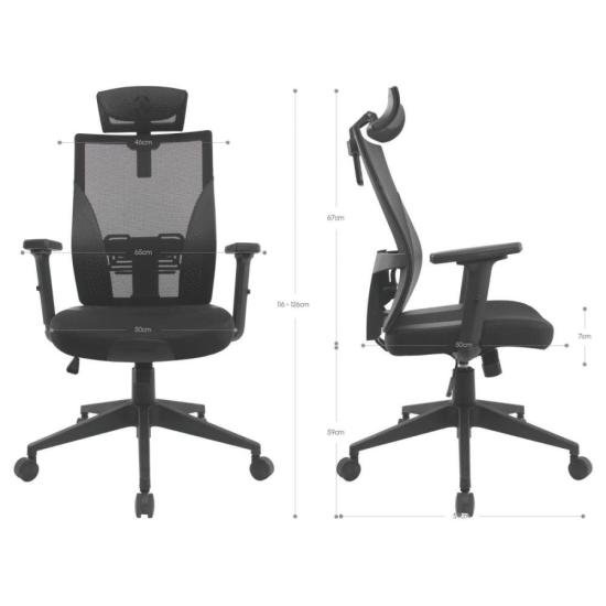 Cadeira de Escritório Ergonômica Fortrek Ergo Shield Mesh Respirável por 1.099,00 à vista no boleto/pix ou parcele em até 12x sem juros. Compre na loja Mundomax!