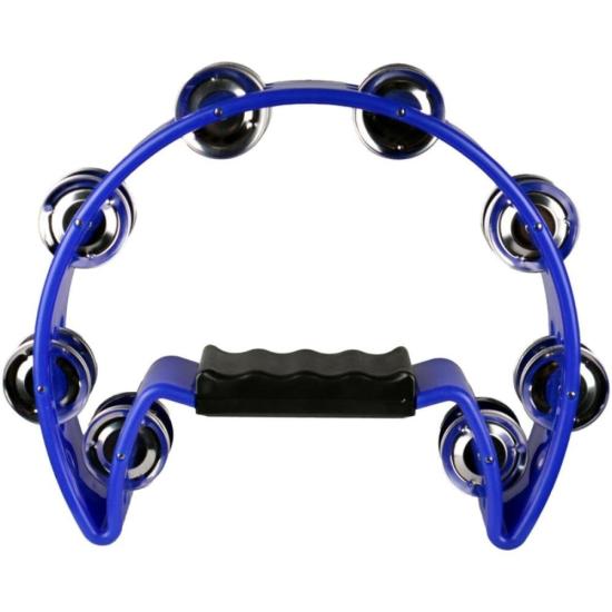 Pandeiro Meia Lua 22cm 40070 Luen Azul por 40,00 à vista no boleto/pix ou parcele em até 1x sem juros. Compre na loja Mundomax!