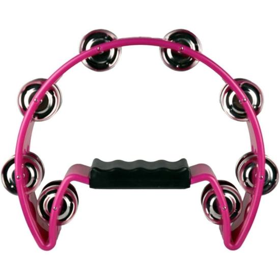 Pandeiro Meia Lua 22cm 40070 Luen Rosa por 40,00 à vista no boleto/pix ou parcele em até 1x sem juros. Compre na loja Mundomax!