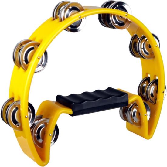 Pandeiro Meia Lua 22cm 40070 Luen Amarelo por 40,00 à vista no boleto/pix ou parcele em até 1x sem juros. Compre na loja Mundomax!