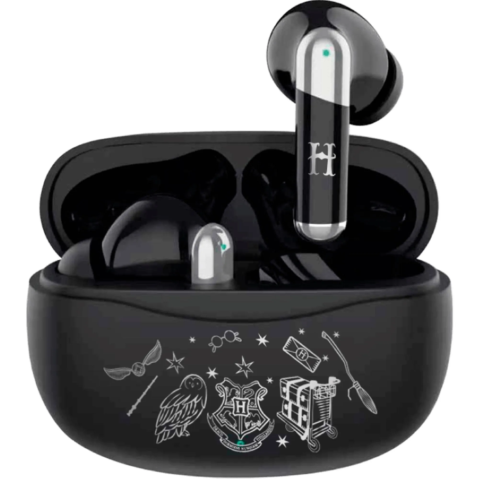 Fone de Ouvido Bluetooth Letron Harry Potter Preto por 150,00 à vista no boleto/pix ou parcele em até 6x sem juros. Compre na loja Mundomax!