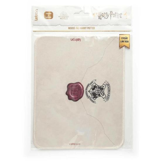 Mouse Pad Letron Harry Potter 26x21 por 20,00 à vista no boleto/pix ou parcele em até 1x sem juros. Compre na loja Mundomax!
