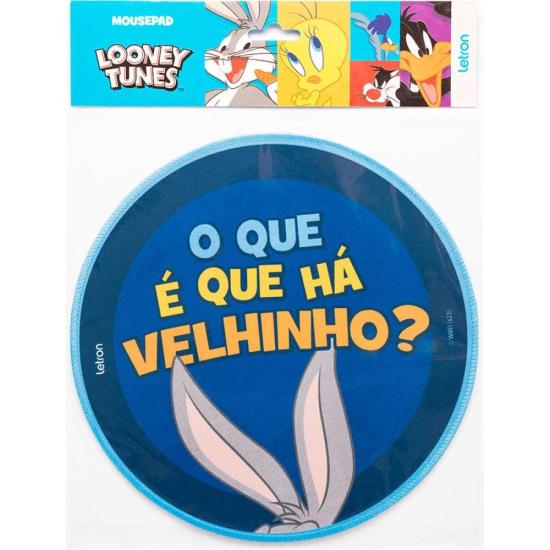 Mouse Pad Letron Looney Tunes Pernalonga 23cm por 19,00 à vista no boleto/pix ou parcele em até 1x sem juros. Compre na loja Mundomax!