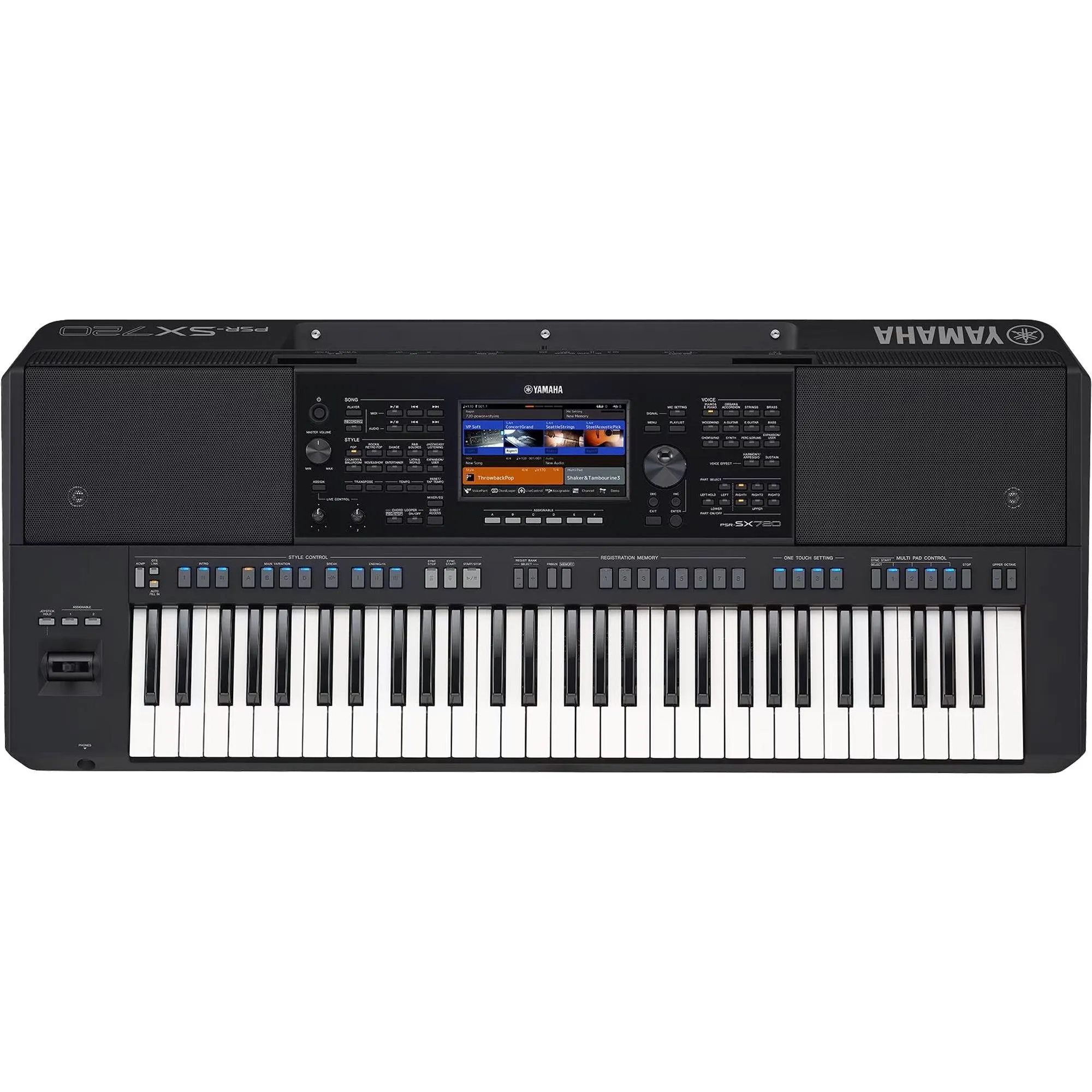 Teclado Yamaha PSR-SX720 Arranjador Preto (85108)