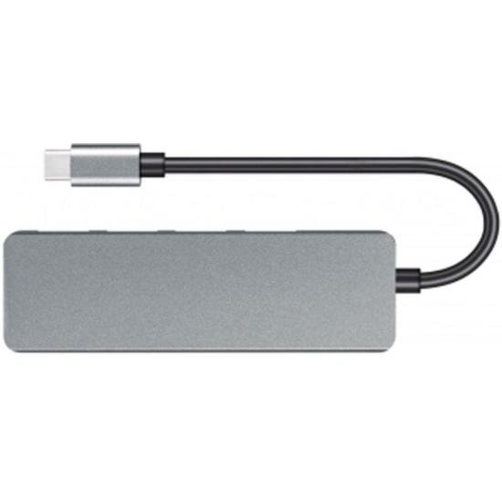 Hub USB 4 Portas Bright HB001 Tipo C 4k por 130,00 à vista no boleto/pix ou parcele em até 5x sem juros. Compre na loja Mundomax!