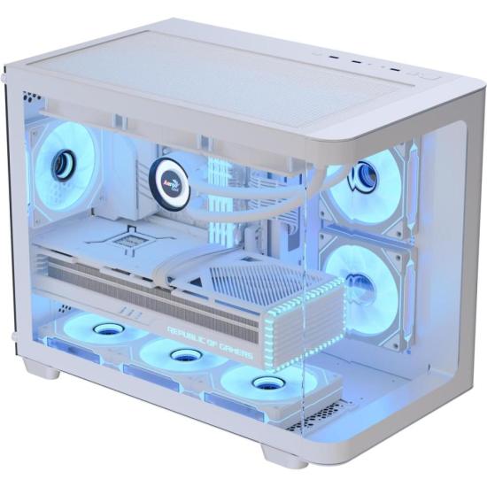 Gabinete Gamer Aerocool ATX P300C Branco Lateral Vidro por 699,90 à vista no boleto/pix ou parcele em até 10x sem juros. Compre na loja Aerocool!