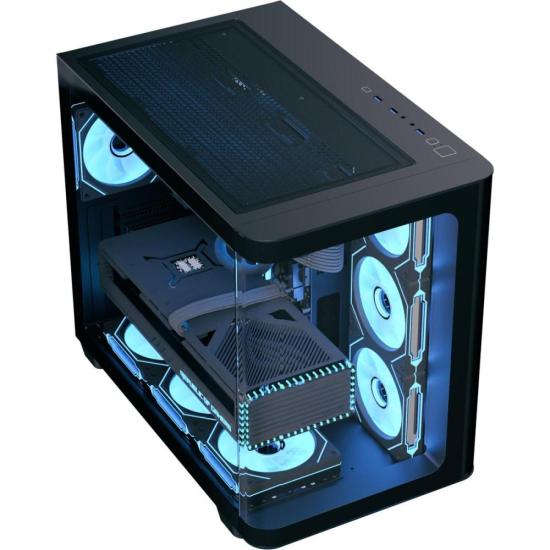 Gabinete Gamer Aerocool ATX P500C Preto Lateral Vidro por 799,00 à vista no boleto/pix ou parcele em até 10x sem juros. Compre na loja Mundomax!