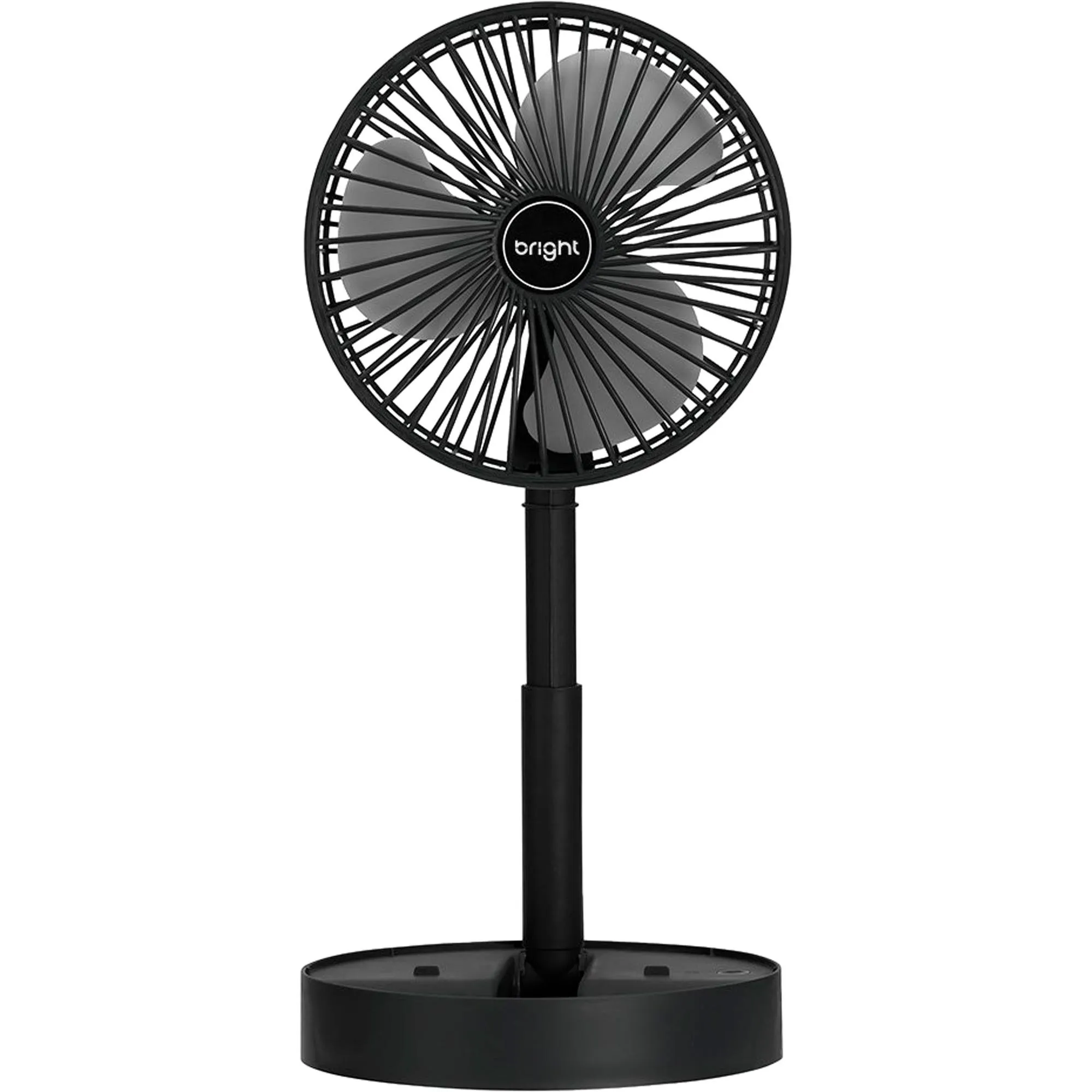 Ventilador Portátil Recarregável Bright VN003 Preto (85136)