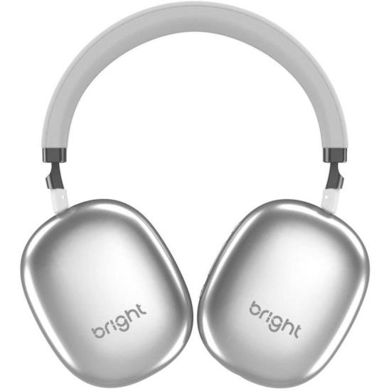 Headphone Bright Pilot Bluetooth Branco por 175,00 à vista no boleto/pix ou parcele em até 7x sem juros. Compre na loja Mundomax!