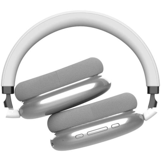 Headphone Bright Pilot Bluetooth Branco por 175,00 à vista no boleto/pix ou parcele em até 7x sem juros. Compre na loja Mundomax!