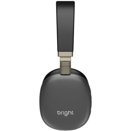 Headphone Bright Pilot Bluetooth Preto por 165,00 à vista no boleto/pix ou parcele em até 6x sem juros. Compre na loja Mundomax!
