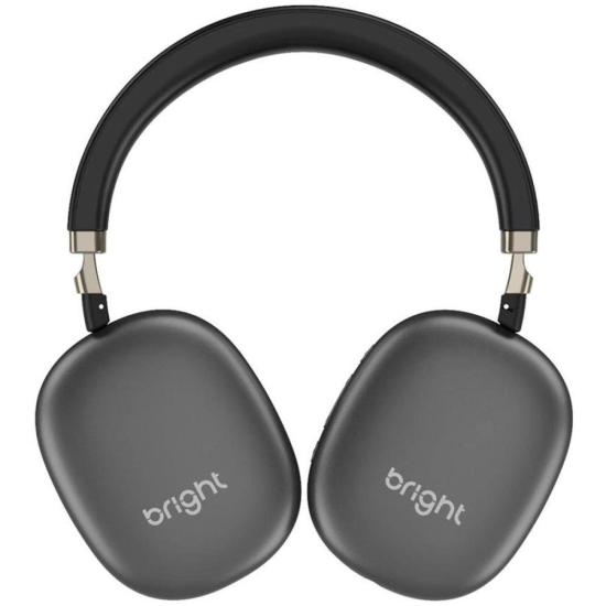 Headphone Bright Pilot Bluetooth Preto por 165,00 à vista no boleto/pix ou parcele em até 6x sem juros. Compre na loja Mundomax!