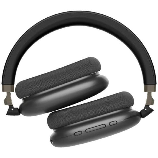 Headphone Bright Pilot Bluetooth Preto por 165,00 à vista no boleto/pix ou parcele em até 6x sem juros. Compre na loja Mundomax!