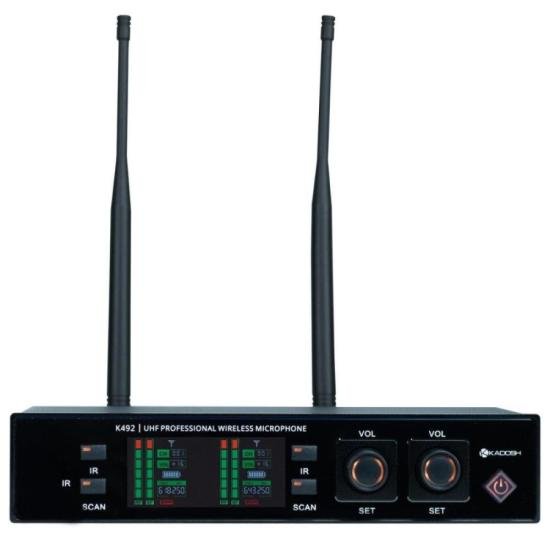 Microfone Kadosh K492M 2ª geração Sem Fio UHF por 1.149,00 à vista no boleto/pix ou parcele em até 12x sem juros. Compre na loja Mundomax!
