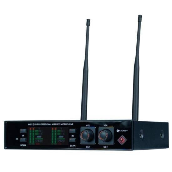 Microfone Kadosh K492M 2ª geração Sem Fio UHF por 1.149,00 à vista no boleto/pix ou parcele em até 12x sem juros. Compre na loja Mundomax!