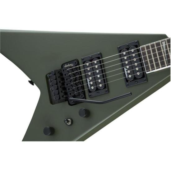Guitarra Jackson JS Series King V JS32 Matte Army Drab por 4.229,00 à vista no boleto/pix ou parcele em até 12x sem juros. Compre na loja Mundomax!